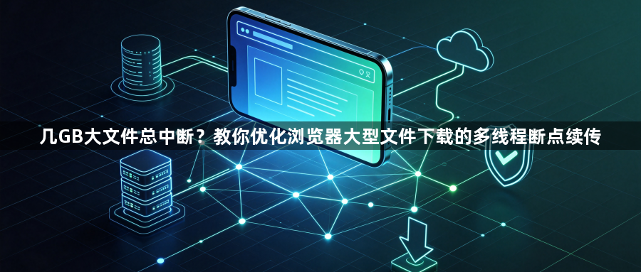 几GB大文件总中断？教你优化浏览器大型文件下载的多线程断点续传1