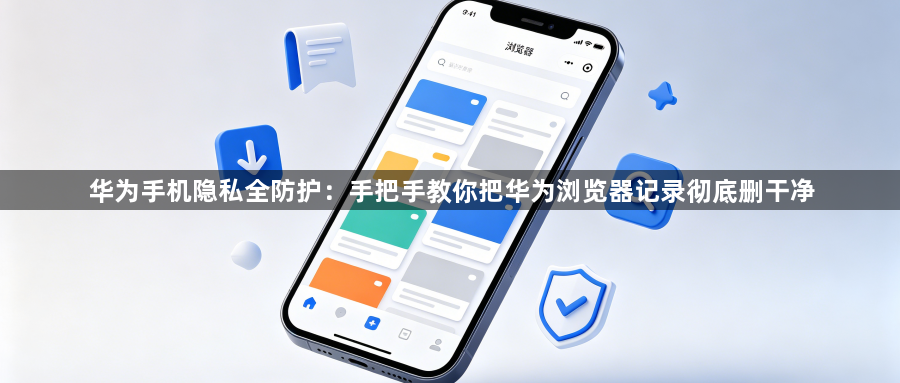 华为手机隐私全防护:手把手教你把华为浏览器记录彻底删干净1